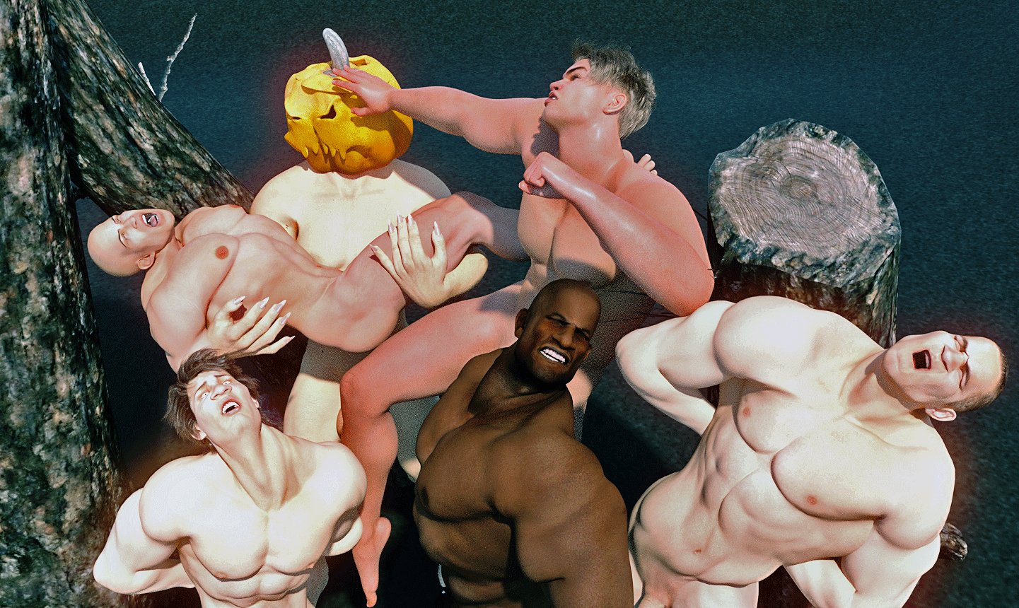 pumpkin man