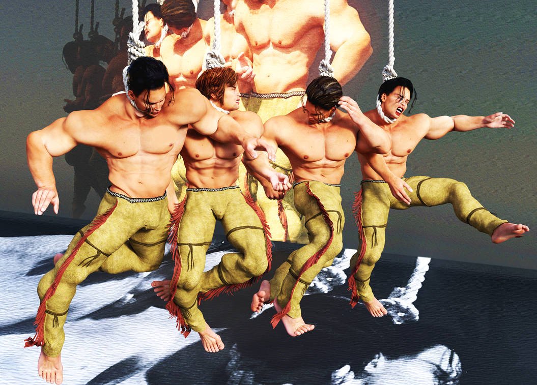 indigenous warriors dancing deaths